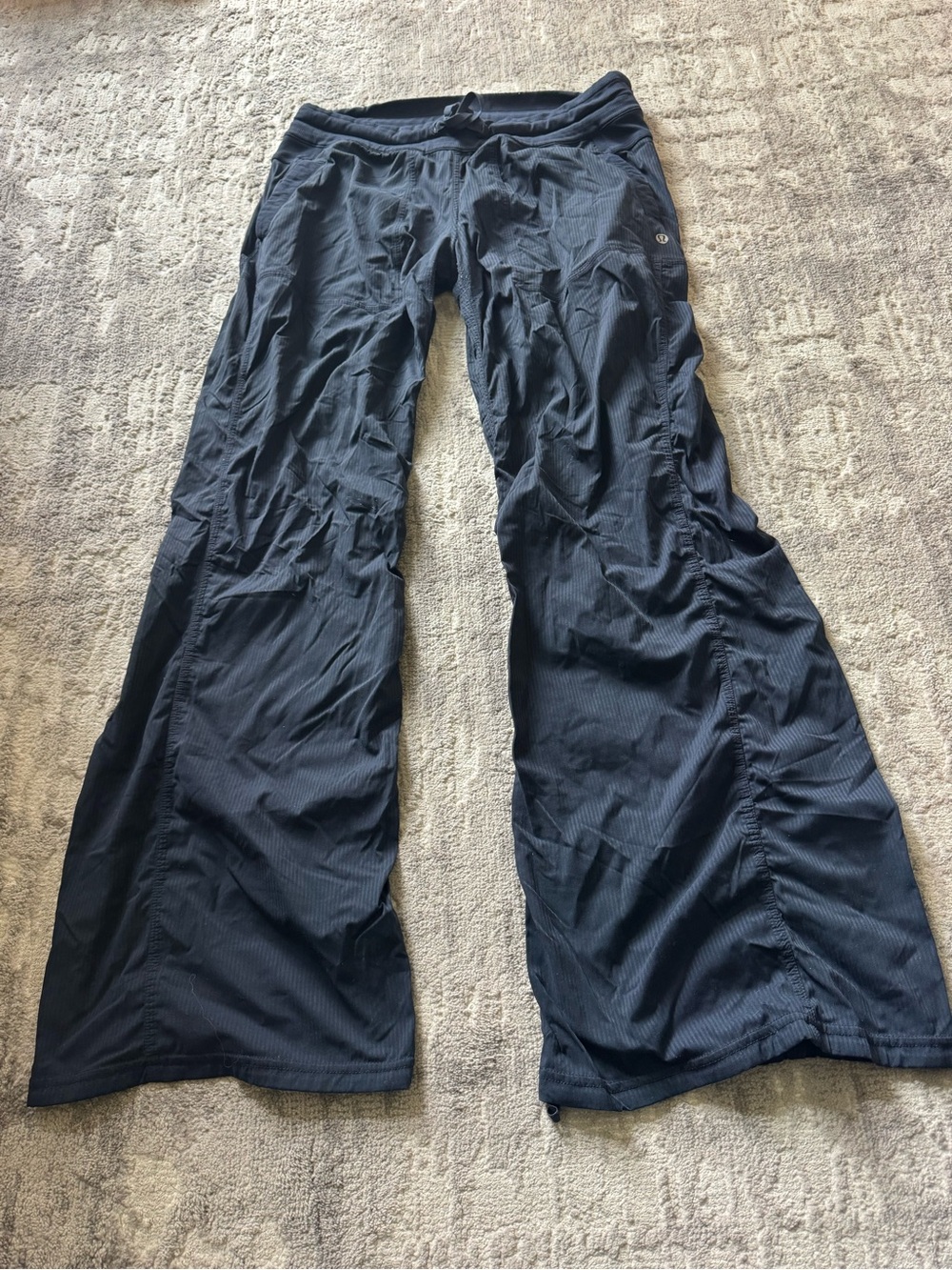 lululemon athletica women’s Navy Wide-Leg Athletic Pants